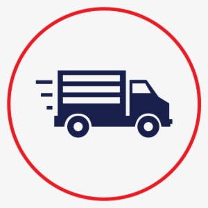 Quick Shipping - Driving Truck Icon
