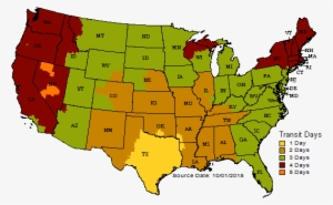 Ups Ground Delivery Map Ups Shipping - 283 2836273 Ups Ground Delivery Map Ups Shipping Map From 