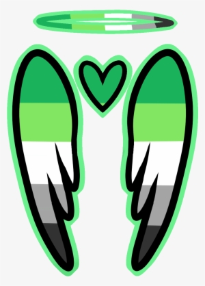 A Spec Tacular - Angel Wings Clipart Green