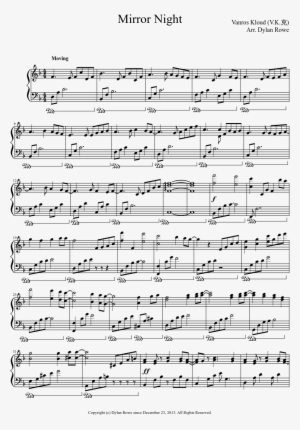 Mirror Night Sheet Music Composed By Vanros Kloud Arr - Epik High Home Is Far Away Piano