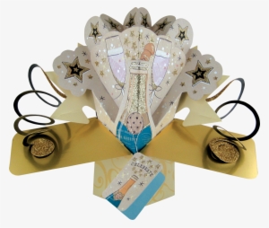 Champagne Pop-up Card - Champagne Pop Up Card