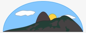 Mountain And Sea Clipart