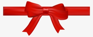 Red Ribbon And Bow Clipart