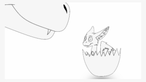 Photo - Baby Dragon Silhouette