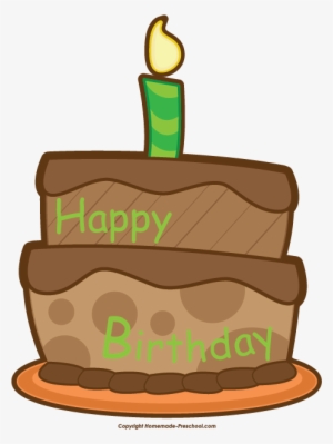 Chocolate Cake Clipart Happy Birthday - Birthday Cake
