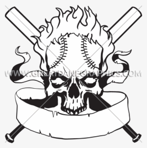 Baseball Clipart Skull - Clip Art