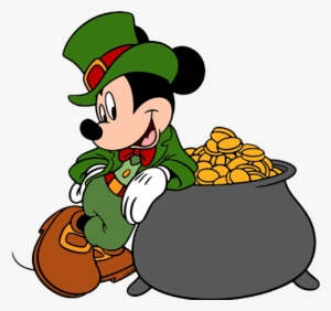 Clipart Transparent Download American Clipart Holiday - Mickey Mouse St Patricks