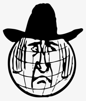 Cowboy Clip Art Download - Cowboy Globe Shower Curtain