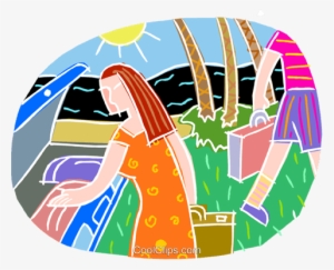 Style A Working Holiday Royalty Free Vector