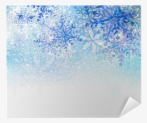 Christmas Background With Abstract Blue Snowflakes - Christmas Day