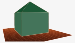 Above Is A 3d Rendering - 3d House Shape Name