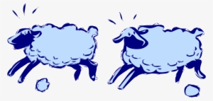 Running Sheep Svg Clip Arts 600 X 287 Px