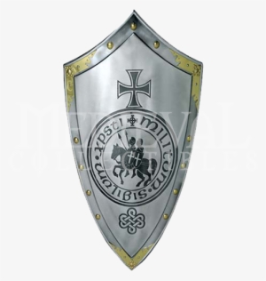 Templar Knight Steel Shield By Marto - Armor Venue - Marto Of Spain Knights Templar Medieval
