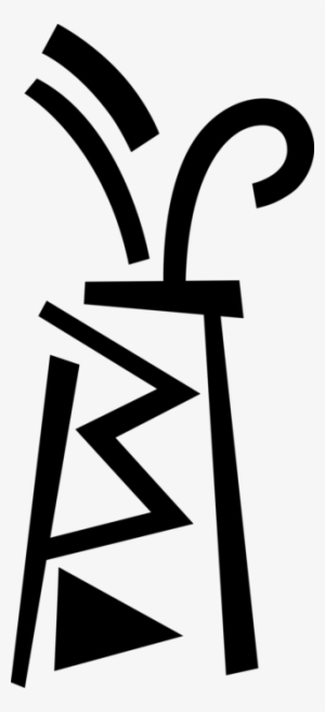 Vector Illustration Of Fossil Fuel Petroleum Indistry