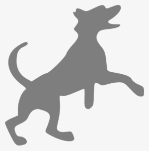 How To Set Use Grey Dog Clipart - Jumping Dog Embroidery Design