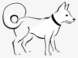 Free Black And White Png Of Dogs Transparent Black - Dog Clipart Black N White