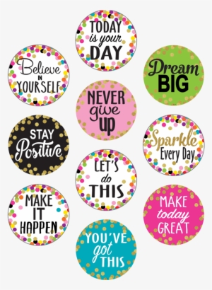 Tcr8890 Confetti Positive Sayings Accents Image - Positive Sayings