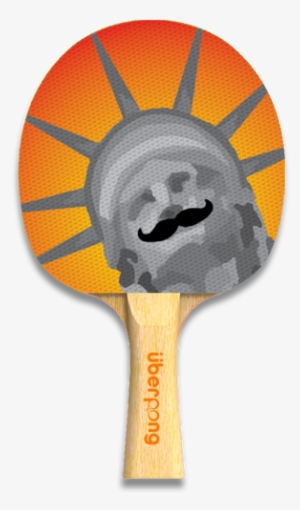 Ping Pong Paddle Incognito Lady Liberty - Statue Of Liberty