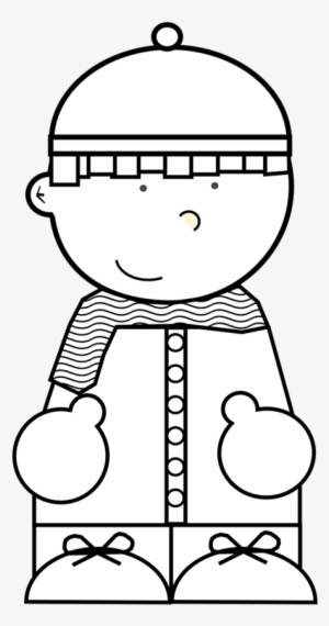 Cartoon Snow Kid - Cartoon