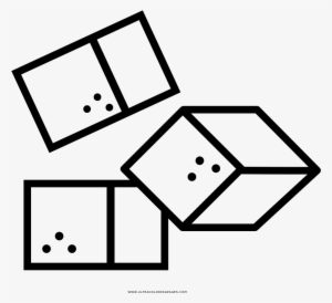 Sugar Cubes Coloring Page - E Waste Black And White