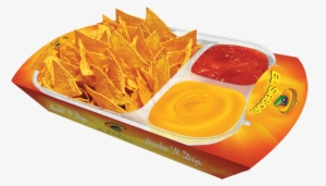 Tray W/ Dbl Lid View Product - Nachos Tray