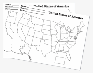 Usa States Worksheet - Marsh (green) Dry-erase Teaching Aides Mat - United