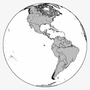 Blankmap Ao 090w Americas - Countries That Have Cholera