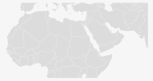 Blankmap-middle East - Middle East Borders Map