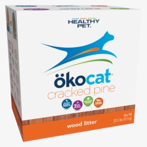 Cracked Pine Wood Natural Litter - Oko Cat Litter