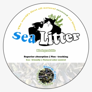 Sea Litter Front Label - Almo Nature Cat Litter Almo Nature 2.27 Kg