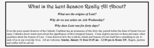 Faith » Lent 2016 What Is Lent - Special Valentine Card