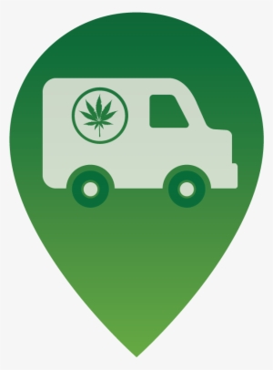 Marijuana - Transparent Delivery Icon Weed