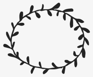 Circle Border Design Black And White