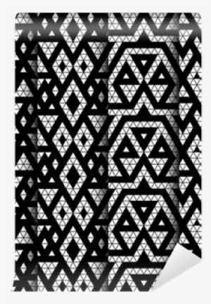Tribal Monochrome Lace Patterns - White