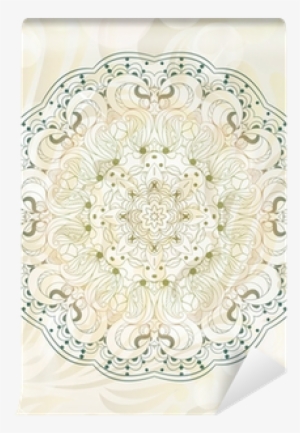 Beautiful Arabesque Lace Pattern Background Vector - Crochet