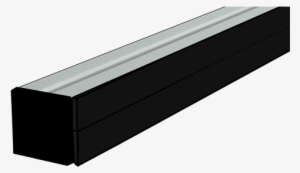 48mm Side Rail With Black Wear Strip - Soundbar