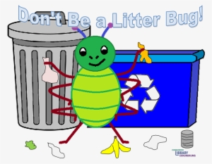 Litter Clipart Litterbug - Cartoon
