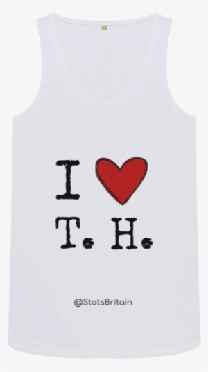 White I Love Tom Hiddleston - Vest