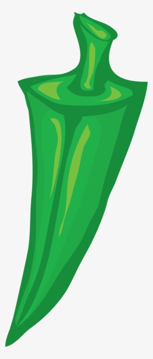 Green Pepper Vector Clip Art - Clip Art