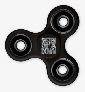 Black Fidget Spinner S Objects Transparent Png Sticker - System Of A Down