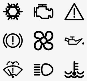 Car Dashboard Signals - Car Dashboard Icon Png