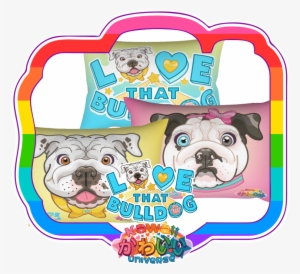 English Bulldog Standard Bed Pillow - Pillow