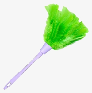 Green Feather Duster