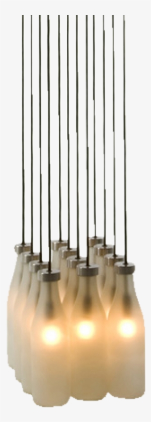 Milk Bottle Lamp-0 - Droog Milk Bottle Lamp Chandelier
