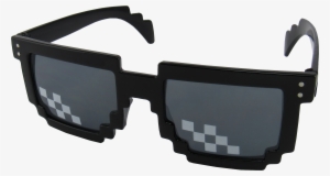 Deal With It Sunglasses - Pixel Zonnebril Png