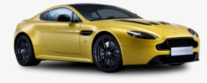 Aston Martin V12 Vantage S Yellow Car Png Image