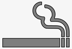 Cigarette Clip Art At Clker - Clip Art Cigarette Png