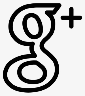Google Plus Outlined Logo Social Symbol Comments - Google Plus Icon Outline