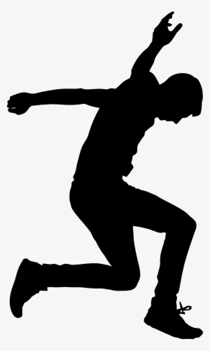 Big Image - Man Silhouette Jump Png
