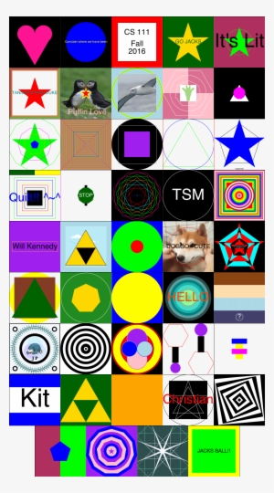 F16 Cs111 Hw1 Prob6 Quilt ) - Graphic Design